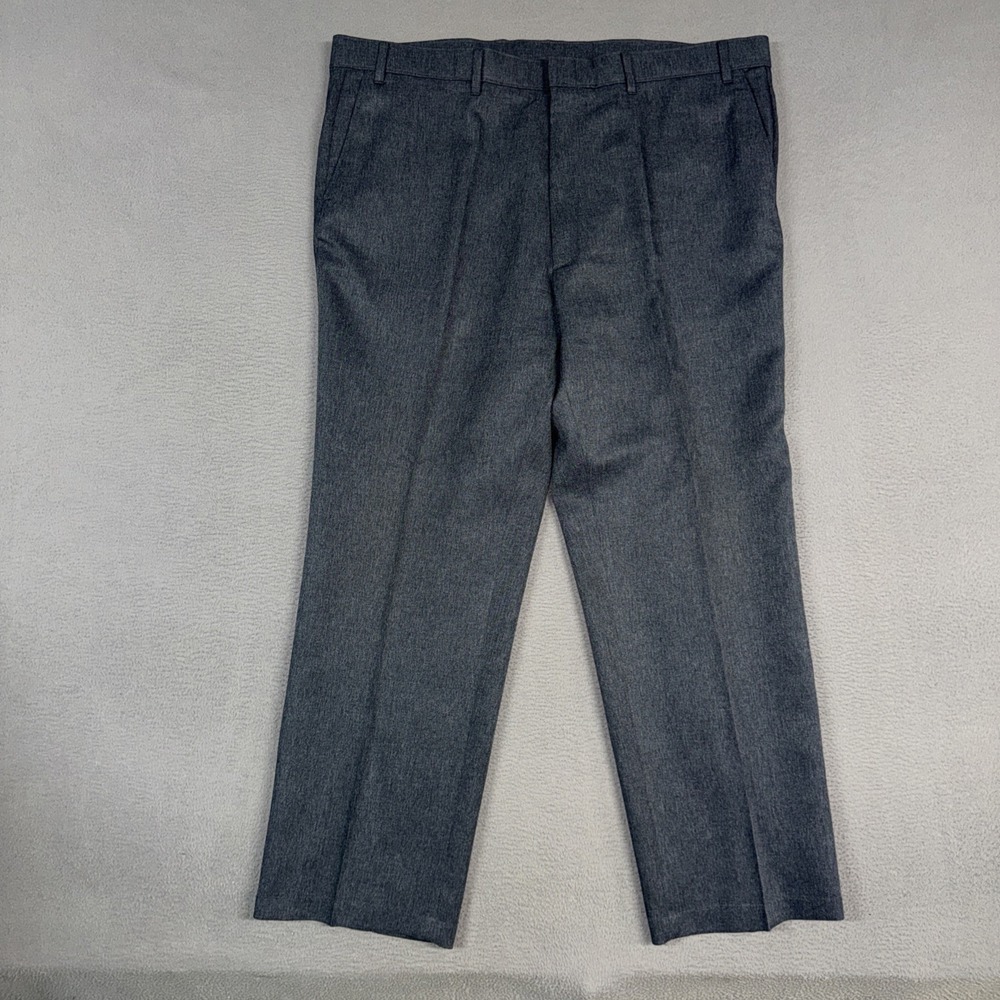 Levis Pants Mens 44x30 (Fits 42x30) Gray Blue Action Slacks Straight Vintage